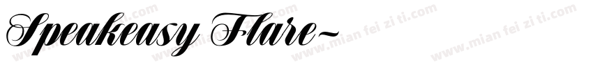 Speakeasy Flare字体转换
